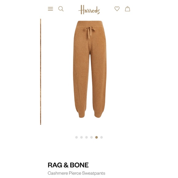 Rag & Bone Cashmere Ribbed Joggers (Size: L) - Picture 12 of 12